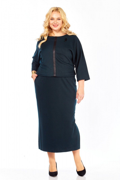 Платье СиБон 0348 зеленый - фото 1