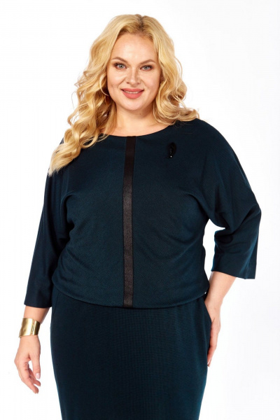 Платье СиБон 0348 зеленый - фото 2