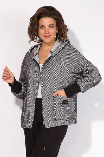 Кардиган Liliana 1472 черный - фото 6