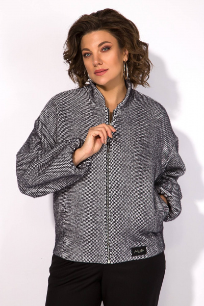 Бомбер Liliana 1481 черный - фото 2