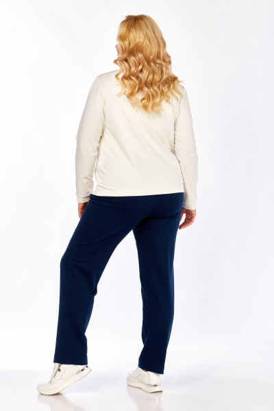 Блуза, брюки, жилет Bonna Image 759/1 синий - фото 10