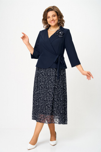 Платье Bonna Image 922-1 синий - фото 9
