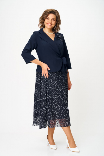 Платье Bonna Image 922-1 синий - фото 2