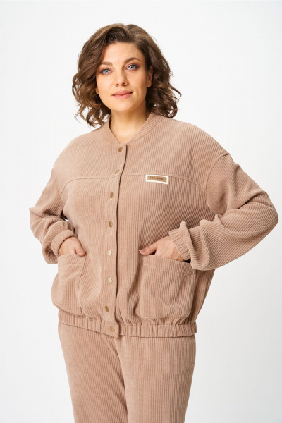 Брюки, бомбер Bonna Image 1014-1 бежевый - фото 6