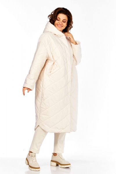 Пальто Диомант 2115 бежевый - фото 6