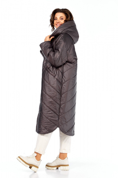 Пальто Диомант 2115 горький_шоколад - фото 6