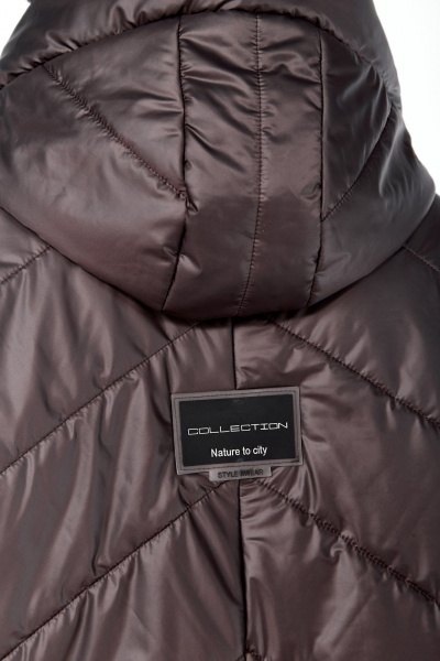 Пальто Диомант 2115 горький_шоколад - фото 3