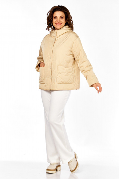 Куртка Диомант 2118 бежевый - фото 2