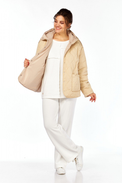 Куртка Диомант 2118 бежевый - фото 6