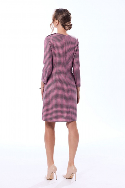 Платье Golden Valley 44082-3 розово-серый - фото 2