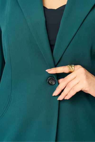 Брюки, жакет Vilena 1097 зеленый - фото 10