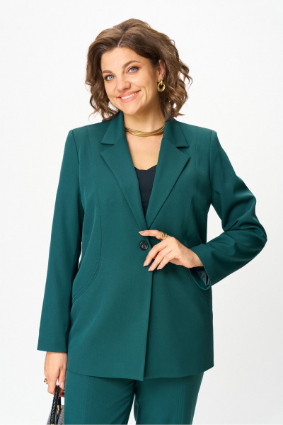 Брюки, жакет Vilena 1097 зеленый - фото 9