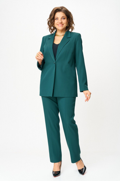 Брюки, жакет Vilena 1097 зеленый - фото 2