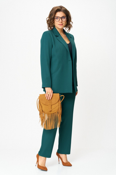 Брюки, жакет Vilena 1097 зеленый - фото 4