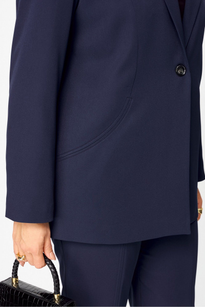 Брюки, жакет Vilena 1097 синий - фото 9