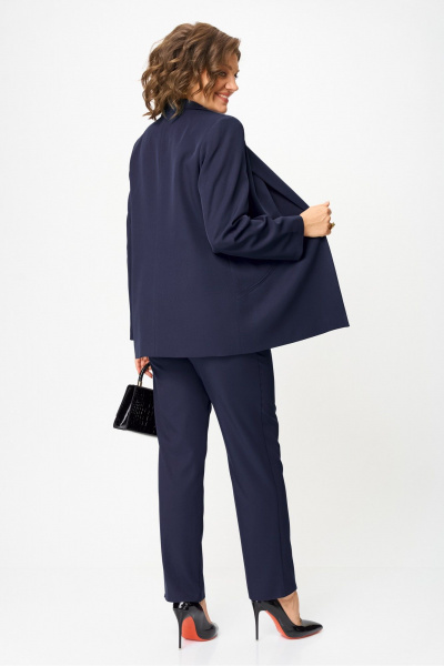 Брюки, жакет Vilena 1097 синий - фото 4
