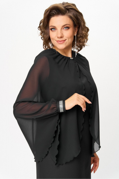 Болеро, платье Vilena 1106 черный - фото 13