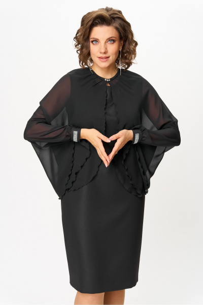 Болеро, платье Vilena 1106 черный - фото 11