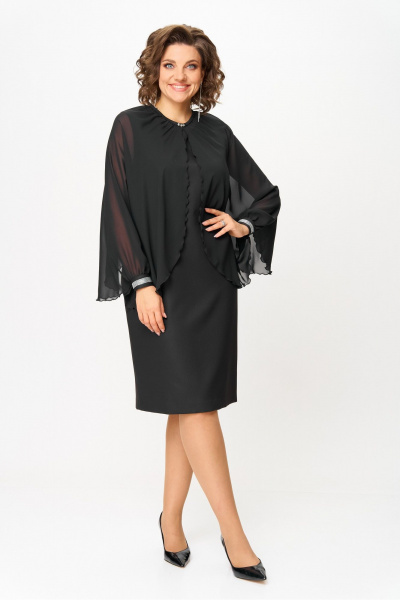 Болеро, платье Vilena 1106 черный - фото 1