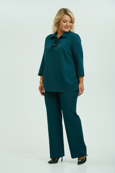 Брюки, туника Vilena 1109 бутылка - фото 7