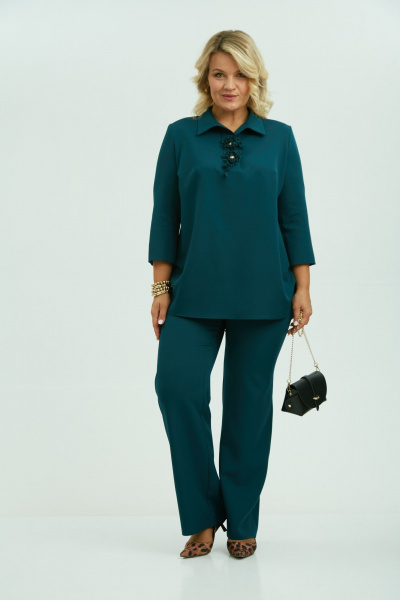 Брюки, туника Vilena 1109 бутылка - фото 1