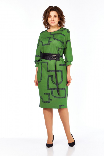 Платье Rishelie 1000 зеленый - фото 1