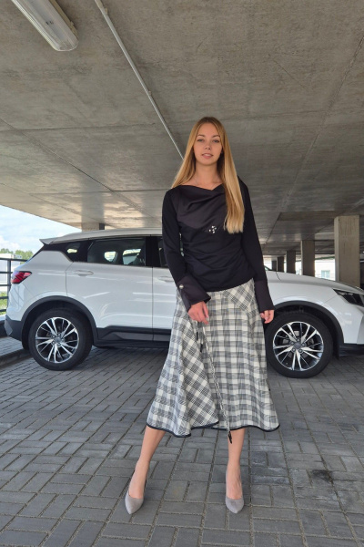 Джемпер Shymoda 442-25 чёрный - фото 1