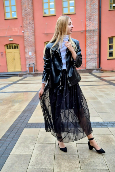 Юбка Shymoda 445-25 черный - фото 2