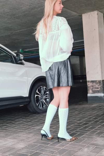 Блуза Shymoda 449-25 белый - фото 4