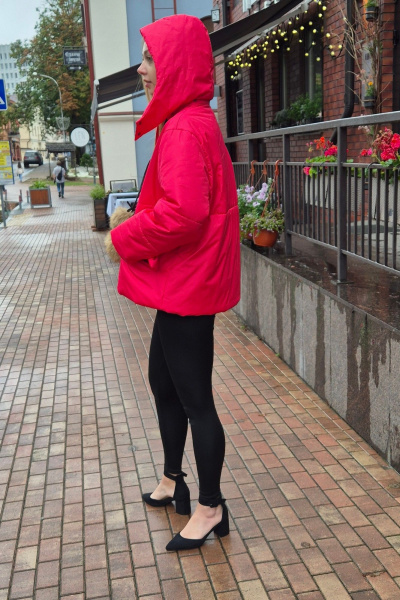 Куртка Shymoda 450-25 красный - фото 3