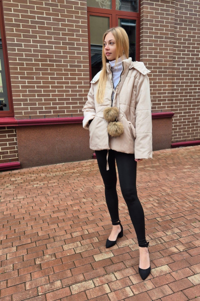 Куртка Shymoda 450-25 бежевый - фото 2