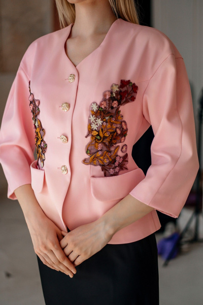 Жакет Shymoda 451-25 розовый - фото 2