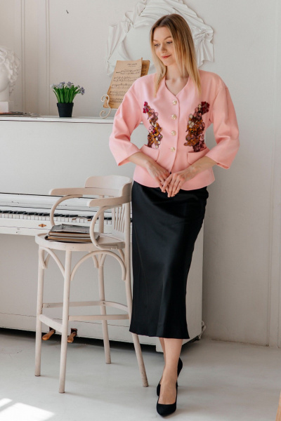 Жакет Shymoda 451-25 розовый - фото 1