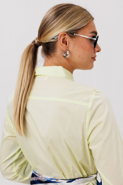 Блуза Anelli 1680 лимонная_пастила - фото 6