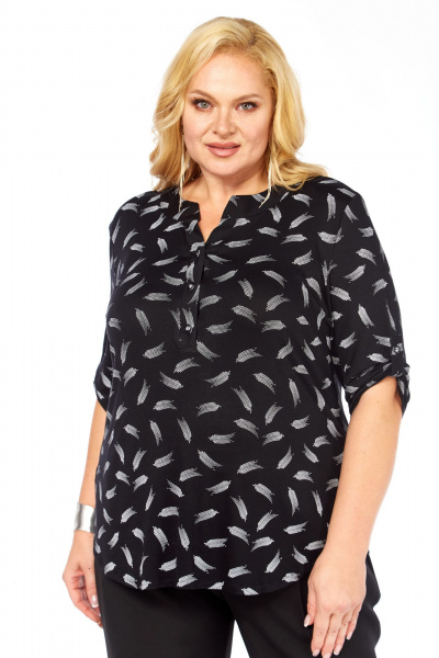 Блуза Abbi 4068 черный - фото 13