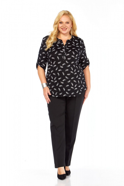 Блуза Abbi 4068 черный - фото 11