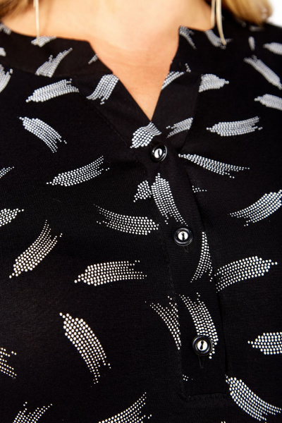 Блуза Abbi 4068 черный - фото 8