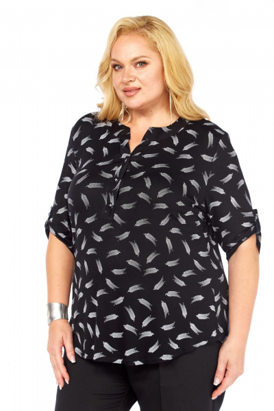 Блуза Abbi 4068 черный - фото 3