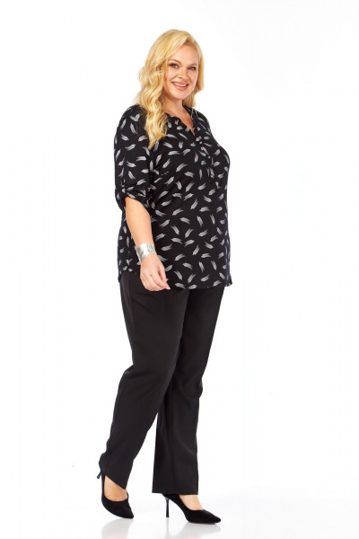 Блуза Abbi 4068 черный - фото 7