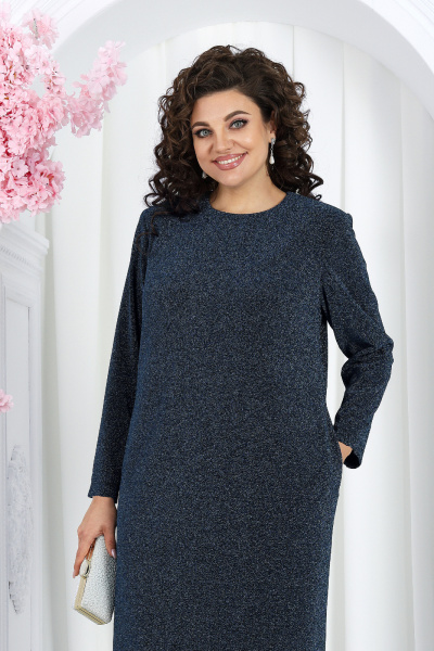 Платье Ninele 6036 светло-синий - фото 12