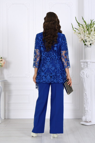 Блуза, брюки, кардиган Ninele 6073 василек - фото 11
