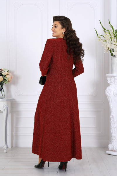 Платье Ninele 6077 красный - фото 7
