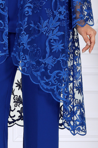 Блуза, брюки, кардиган Ninele 6078 василек - фото 8