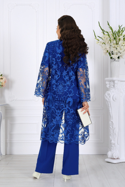Блуза, брюки, кардиган Ninele 6078 василек - фото 13