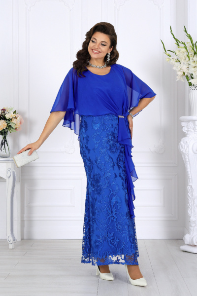 Платье Ninele 6081 василек - фото 6