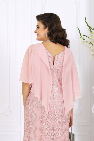 Платье Ninele 6081 пудра - фото 8