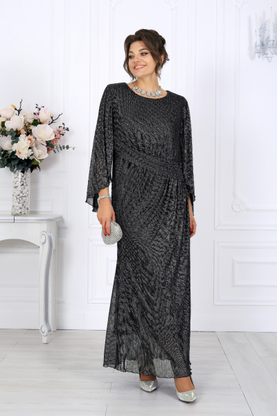 Платье Ninele 6082 черный - фото 7