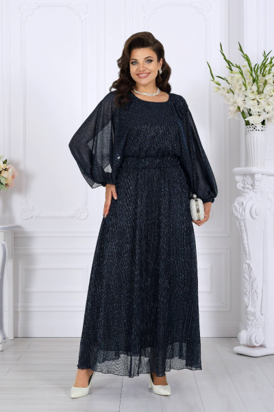 Платье Ninele 6065 синий - фото 6