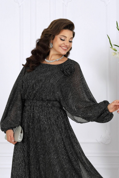 Платье Ninele 6065 черный - фото 3