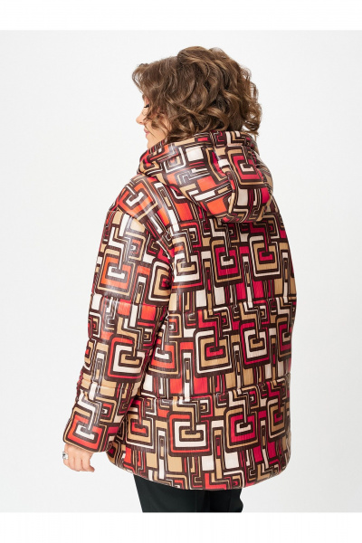 Куртка Zlata 4458 терракотовый - фото 7